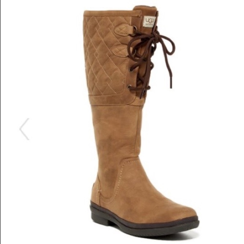 UGG Australia quilted waterproof knee high boots